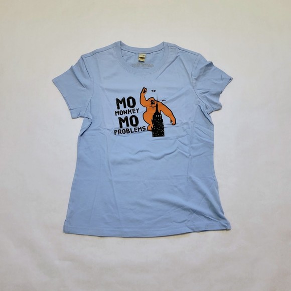 Mental Floss Mo Monkey Mo Problems Child's T Shirt. Size Large. New. - Picture 1 of 9